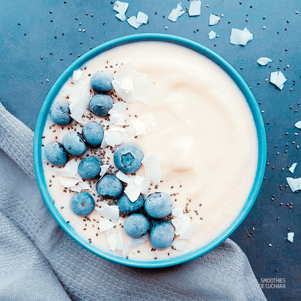 Smoothie de coco y coliflor