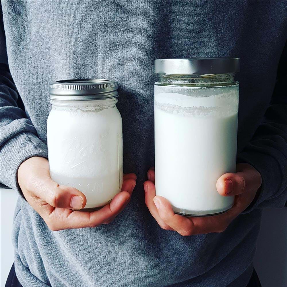Leche de coco casera