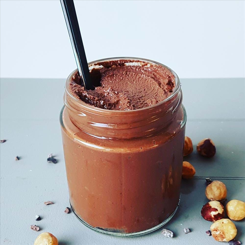 Crema de cacao y avellanas