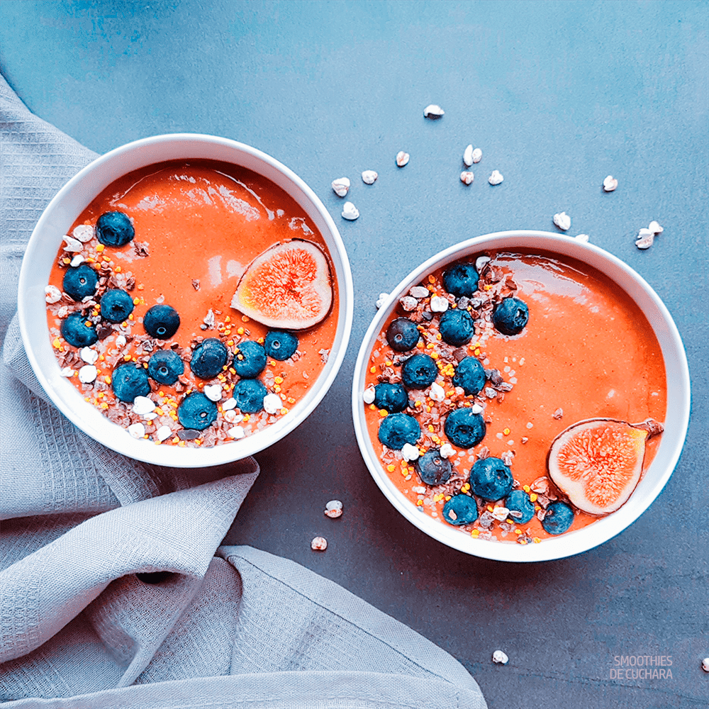 Smoothie de cacao, plátano y brócoli