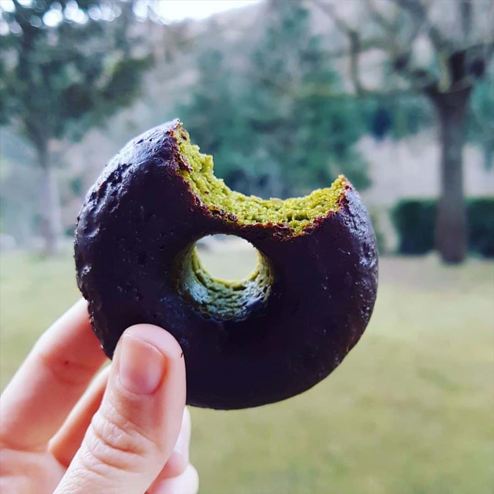 Donuts paleo de espinacas