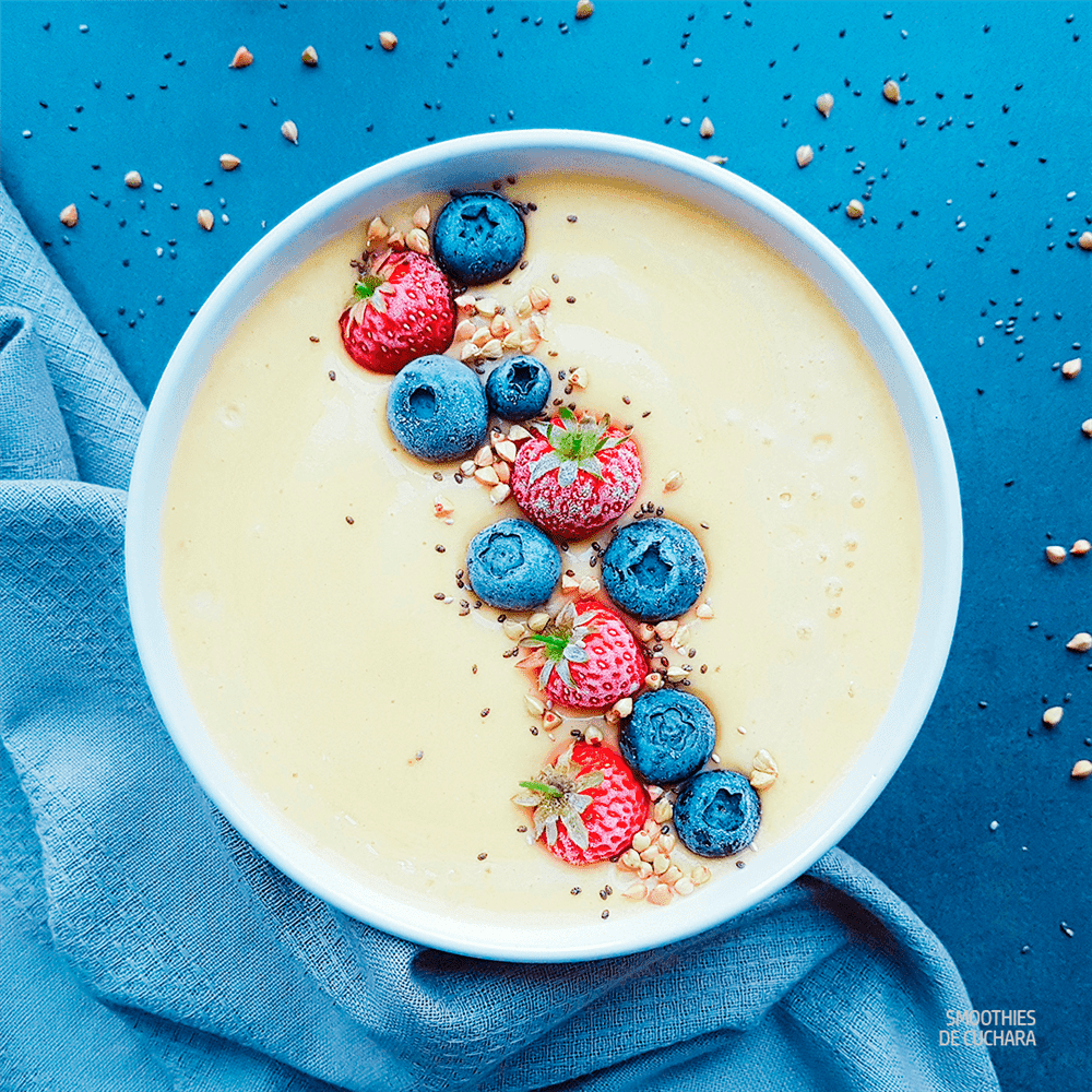 Smoothie de mango y calabacín