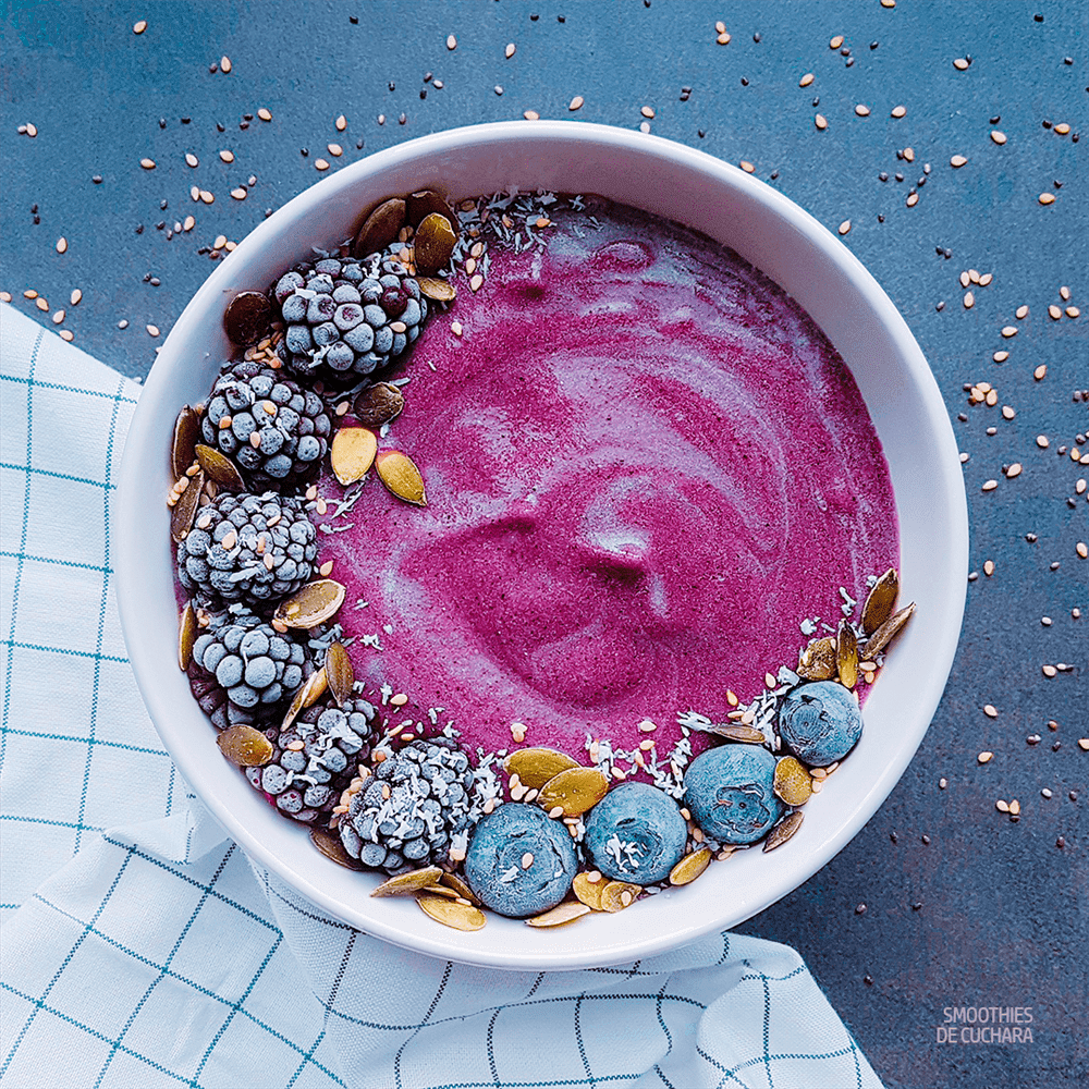 Smoothie de melón y açaí